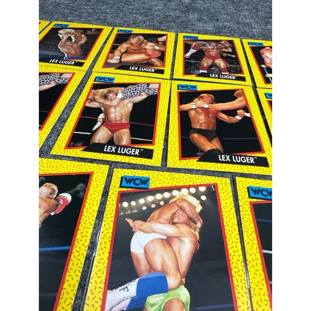1991 WCW Lex Luger Collectible Trading Cards Set